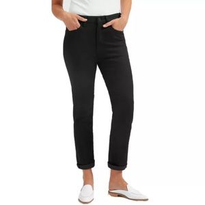 EVERLANE "THE MODERN BOYFRIEND" Mid-Rise Ankle Jeans In "BLACK"